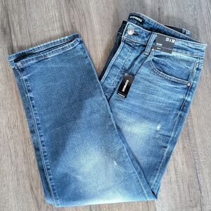 Express Mens Jeans Relaxed Fit Stretch Loose Medium Wash Pants Size 33x30 NEW